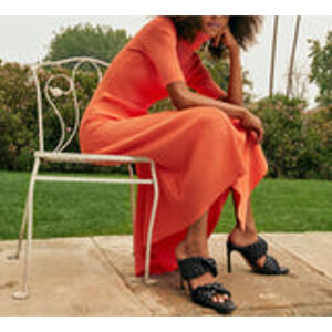 A.L.C. 'Erynna' Orange Viscose Knit Dress Size XS